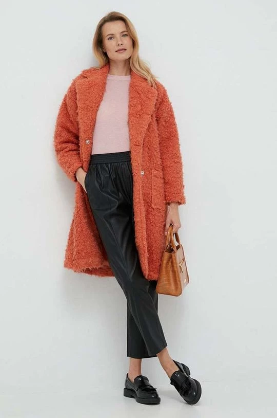 Γυναικεία Μακρυμάνικο Πουκάμισο μακρυμάνικο με μείγμα μαλλιού Sisley ροζ 2 Γυναικεία Μακρυμάνικο Πουκάμισο μακρυμάνικο με μείγμα μαλλιού Sisley ροζ - Image 2