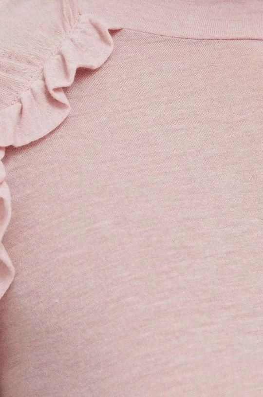 Γυναικεία Μακρυμάνικο Πουκάμισο μακρυμάνικο με μείγμα μαλλιού Sisley ροζ 5 Γυναικεία Μακρυμάνικο Πουκάμισο μακρυμάνικο με μείγμα μαλλιού Sisley ροζ - Image 5