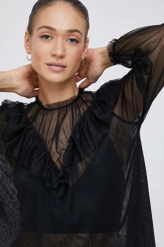 Γυναικεία Μπλούζες Μπλουζάκι Sisley μαύρο 4 Γυναικεία Μπλούζες Μπλουζάκι Sisley μαύρο - Image 4